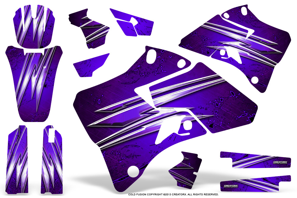 Yamaha YZ 125-250 96-01 Graphics Kit Cold Fusion Purple